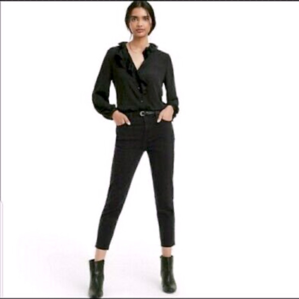 NWT Nili Lotan Skinny Black Jeans Size 4